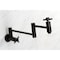 Kingston Brass KS8105DX Wall Mount Pot Filler Kitchen Faucet, Oil Rubbed Bronze KS8105DX - alternate 5